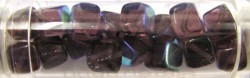 Gutermann blokje 8mm amethist AB ca 16st