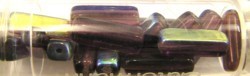 Gutermann cylinderparels15mm amethist AB 15st