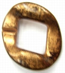 kunststof ring 40mm koffiekl. per stuk