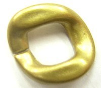 kunststof ring 20mm matgoudkl. 4 stuks