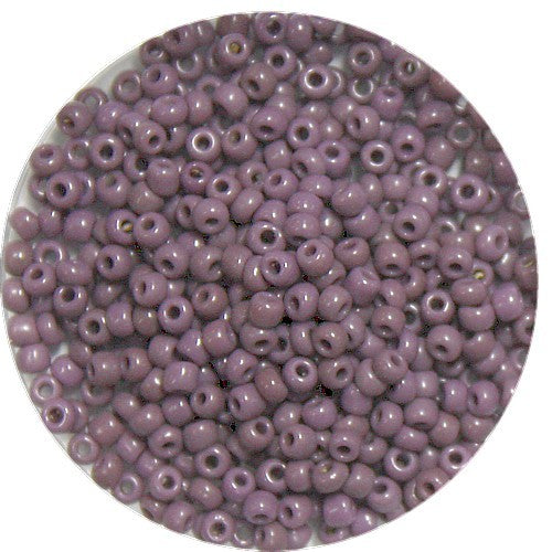 Rocailles 9/0 opaque mauve25 gram
