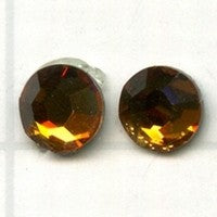 Swarovski plakkristal 7mm topaasbr. p.st