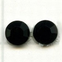 Swarovski plakkristal 7mm zwart p. st
