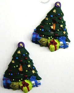 Knoop kerstboom 25mm per 2