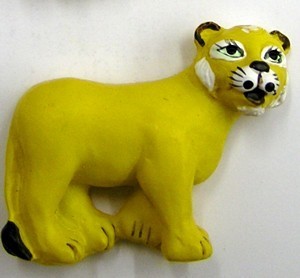 Knoop tijger 28mm per 2