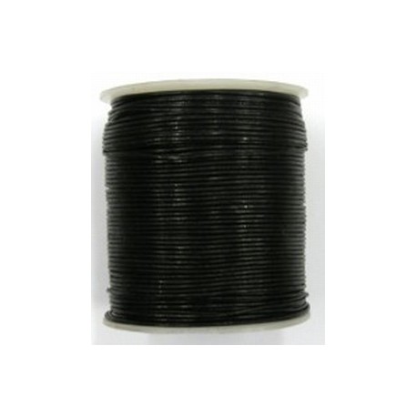 Waxcord 0,5mm zwart 5 meter