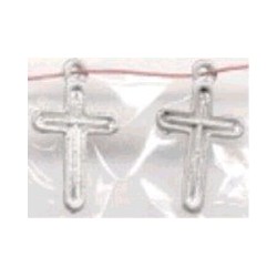 Metalen hanger kruis 18x11mm 5st