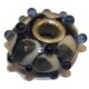 Pandorastyle kraal 20mm blauw met pukkels