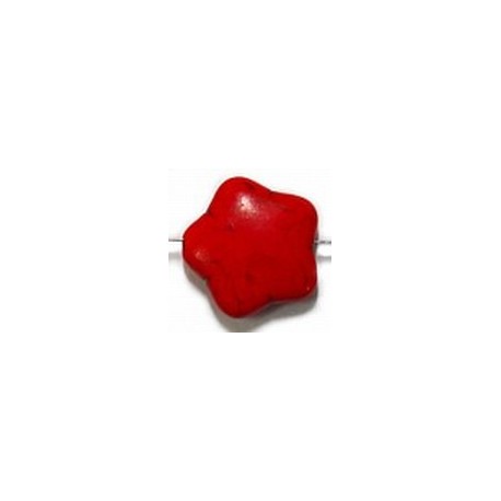 Howliet 15mm bloem rood 2st