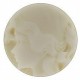 Kunststof cabouchon 27mm creme/wit