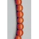 Imm. howliet 4mm bruin streng 40cm/ca. 100st.