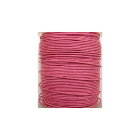 Waxcord 0,5mm donker rose 5meter