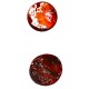 Schelphanger 15mm rond oranje 10st