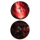 Schelphanger 25mm rond rood 5st