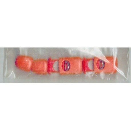 Koordstopper 25mm oranje 2st