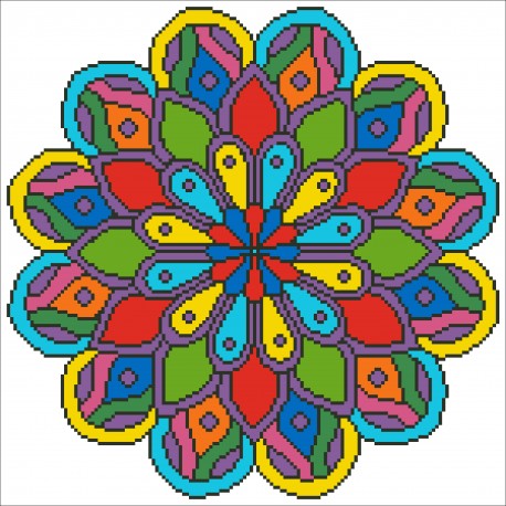 Mandala 33x33cm