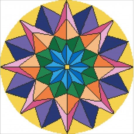 Mandala 38x38cm