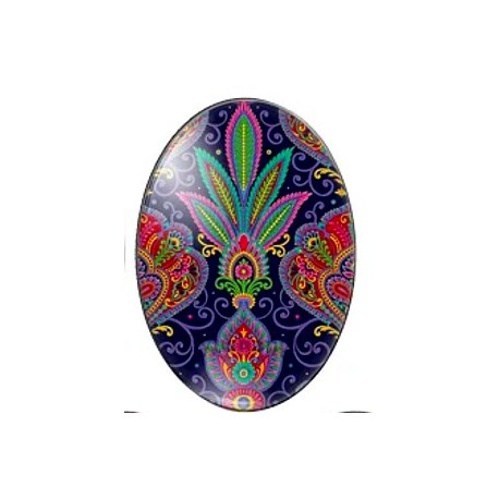 Cabochon 30x40mm orientale figuren