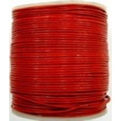 Leerveter 1,5 mm bruinrood per meter