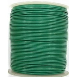 Leerveter 1mm d.groen per meter