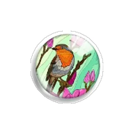 Cabochon 25mm rond vogels