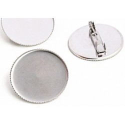 Brochespeld voor 25mm ronde cabochon