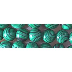 Edelsteen 6mm malachite ca. 38cm.