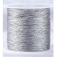 Nylon garen 0,2mm zilver 100m