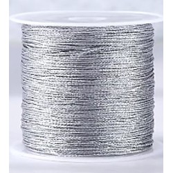 Nylon garen 0,2mm zilver 100m