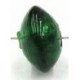 glaskraal schijf 9x15mm groen 5st