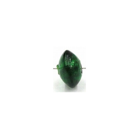 glaskraal schijf 9x15mm groen 5st