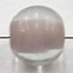 glaskraal rond 10mm transp. rose 25st.