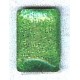 glascabochon 16x11mm groen 5 stuks