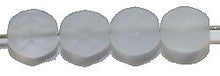 Facetkraal 6mm mat licht saffierbl. 25st