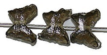 Glaskraal vlinder 12mm transp rookzwart 25st