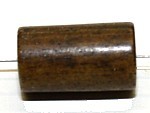 Benen kraal 9x6mm bruin 10st.