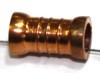 Metalen kraal 11mm roodgoudkl. 10st