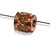 Metalen kraal 5mm roodgoudkl.g 10st.