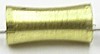 metalen kraal 12x6mm goudkl. 10st