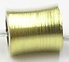 metalen kraal 6x5mm goudkl. 25st