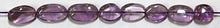 Amethist ovaal 10mm streng 35cm