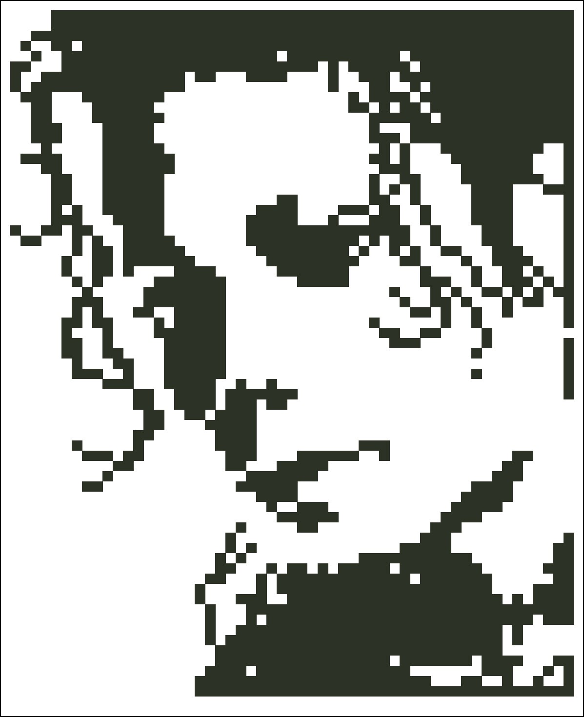 Borduurpakket silhouet Michael Jackson 13x16cm