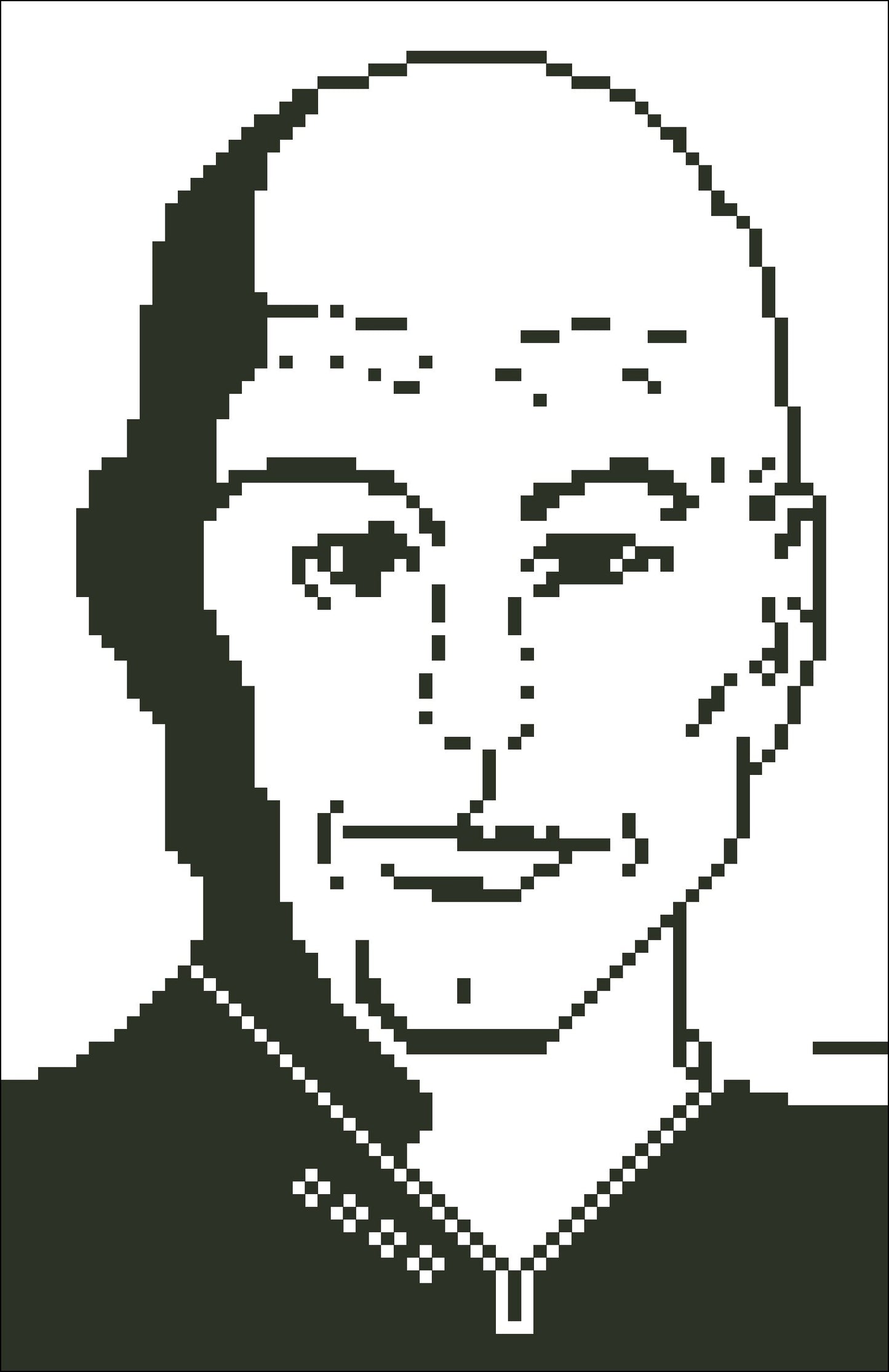 Borduurpakket Jean Luc Picard 16x24cm