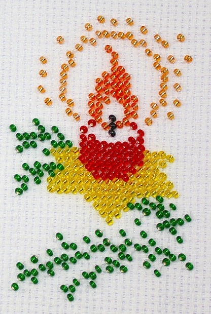 Borduurpakket kaars 6x9cm