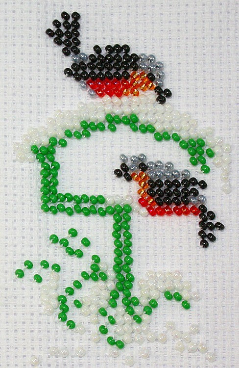 Borduurpakket vogelhuisje 6x10cm