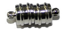 Magneetsluiting 8x18mm verzilv. p.st.