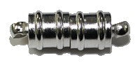 Magneetsluiting 5,9x17,5mm verzilv. p.st.