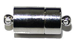 Magneetsluiting 8x20mm ton inschuif verzilv. p.st.