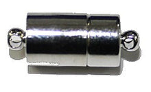 Magneetsluiting 8x20mm ton inschuif verzilv. p.st.