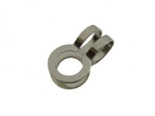 Bevestigingsoog bolletjesketting zilverkl. 2mm 2st